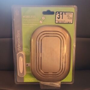 Satin Nickel Wireless Doorbell